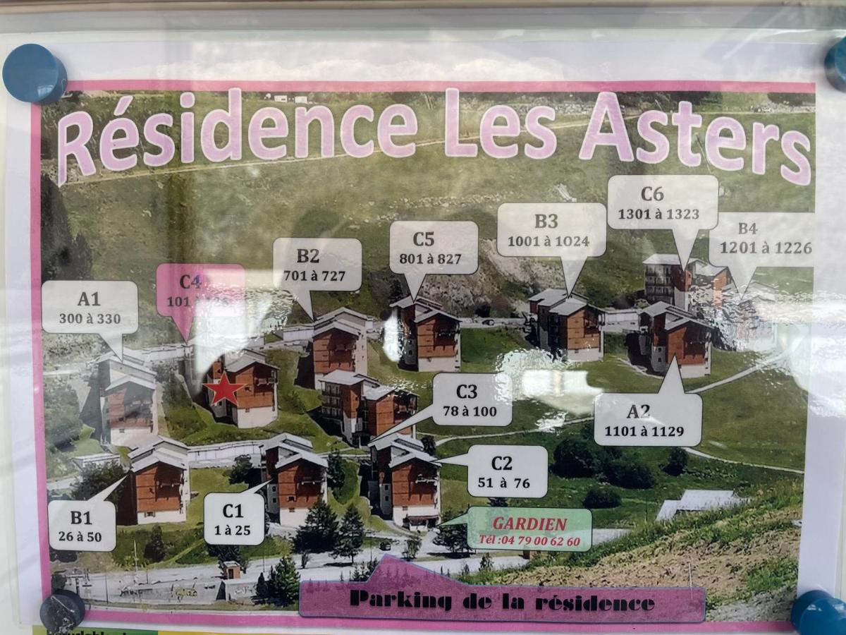 Appartement Pour 6 Personnes Au Pied Des Pistes Au Calme Aux Menuires Les Asters Сен-Мартен-де-Бельвіль Екстер'єр фото