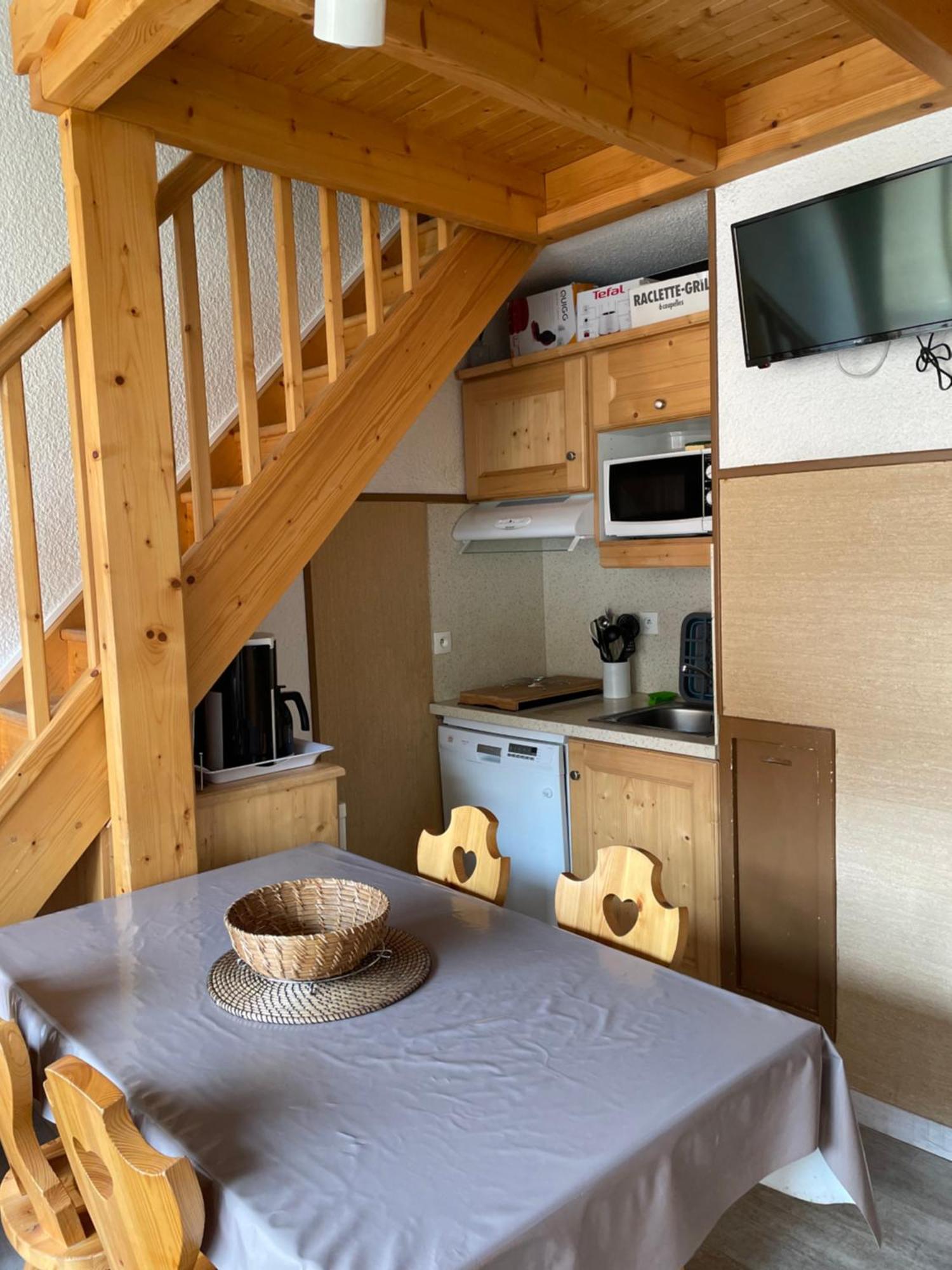 Appartement Pour 6 Personnes Au Pied Des Pistes Au Calme Aux Menuires Les Asters Сен-Мартен-де-Бельвіль Екстер'єр фото